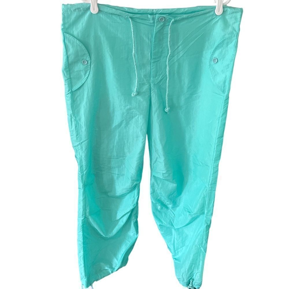 Hello Summer!  Teal pillow pants - parachute type fabric - so pretty!